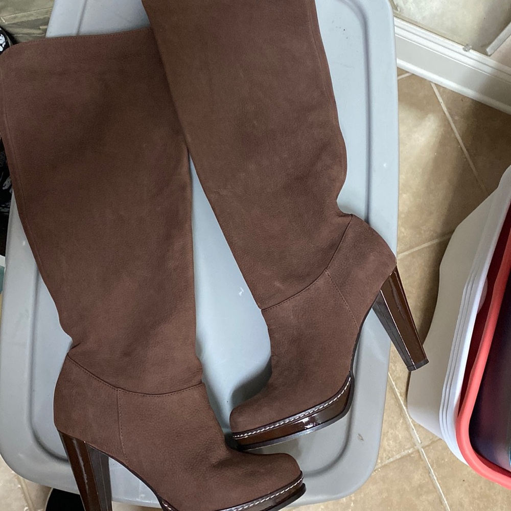 Nike Air Coke Haan knee high boots.